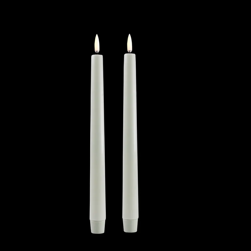 Hot 2-pak LED Kronelys Lysestager & Lys|Led Lys