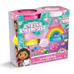 Gabby’S Dollhouse 4-pak Modellervoks-Børn Kreativ Leg