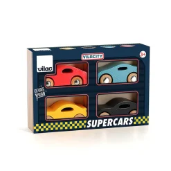 Best 4-pak Super Biler Børn Tog, Biler & Skibe