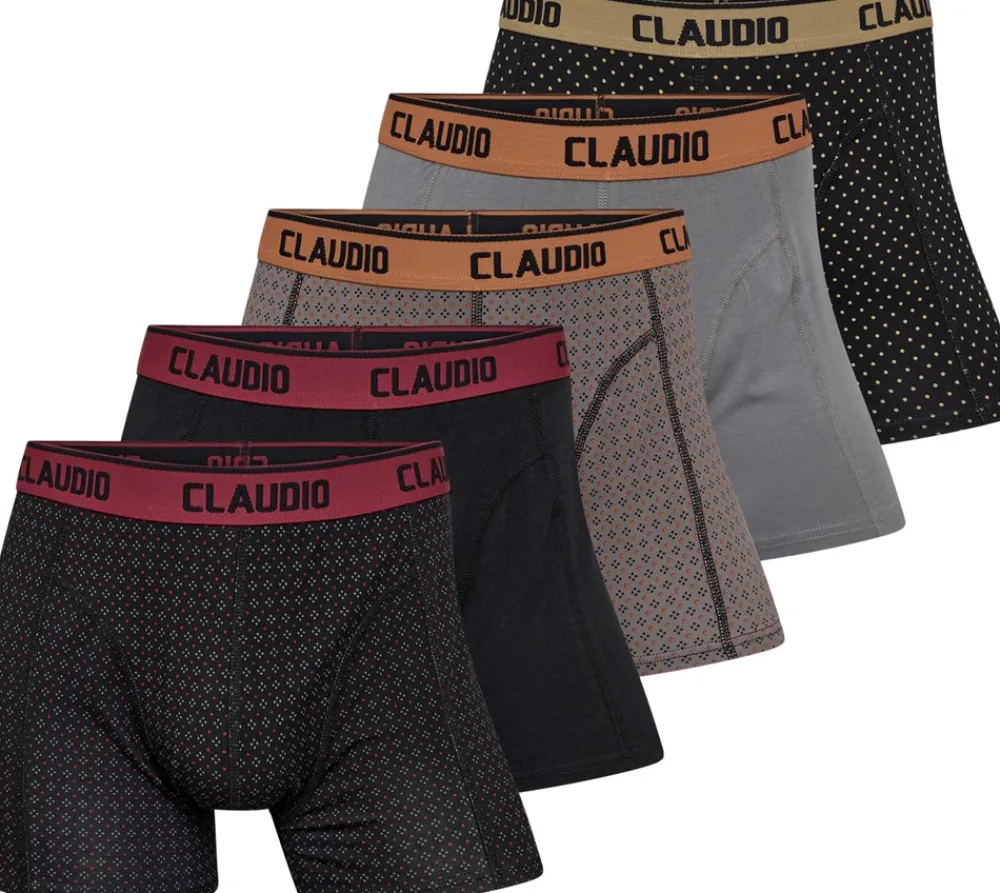 Claudio 5-pak Tights, , L- Undertøj