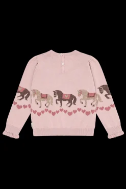 Hust & Claire Pani Horse Trøje, , 110 cm-Børn Strik & Sweatshirts