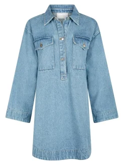 Discount Paras Denim Kjole, , 34 Dame Kjoler