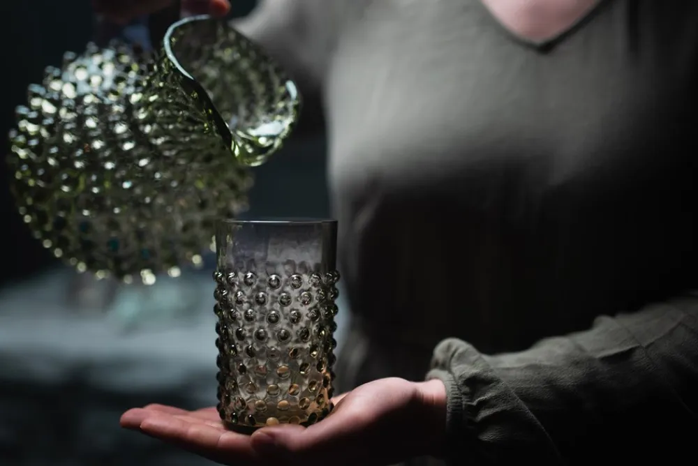New Paris Hobnail Kande, , 2L Kander & Karafler
