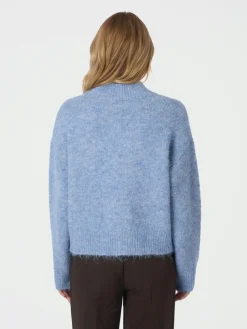 Neo Noir Paulina Fluffy Knit Striktrøje, , 38-Dame Strik & Sweatshirts