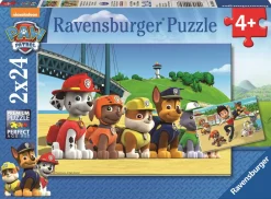 Discount Paw Patrol 2x24 Brikker Puslespil Børn Spil & Puslespil