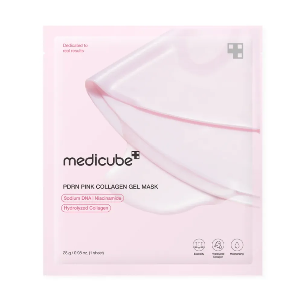 Medicube PDRN Pink Collagen Gel Mask, 1 stk- Ansigtspleje|Hudpleje