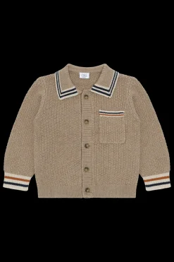 Hust & Claire Pelle Polo Cardigan, , 116 cm-Børn Cardigans