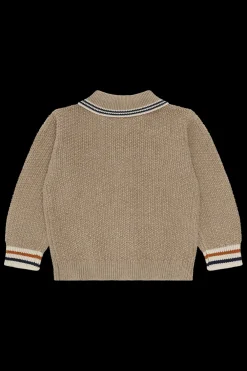 Hust & Claire Pelle Polo Cardigan, , 116 cm-Børn Cardigans