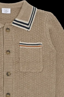 Hust & Claire Pelle Polo Cardigan, , 116 cm-Børn Cardigans