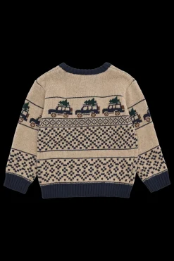 New Pelle Strik, , 122 cm Børn Strik & Sweatshirts