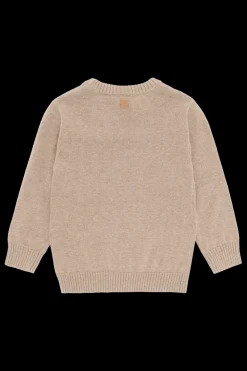 Hot Pelle Strong Man Striktrøje, , 116 cm Børn Strik & Sweatshirts