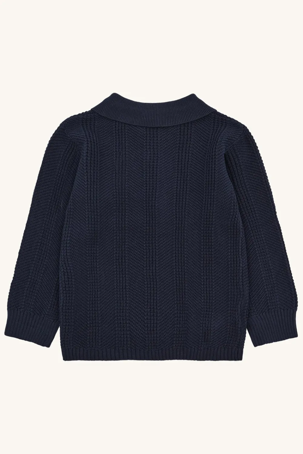 Hust & Claire Pelle Structure Striktrøje, , 104 cm-Børn Strik & Sweatshirts