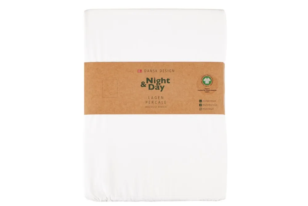 Night and Day Percale Glat Lagen, , 150x260 cm- Lagner