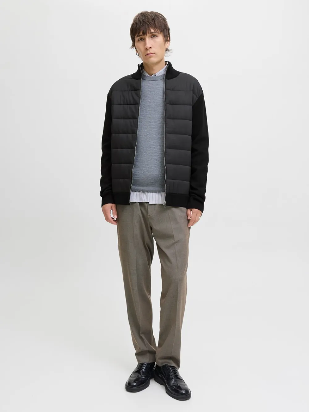 Hot Perfect Knit Hybrid Cardigan, , M Cardigans