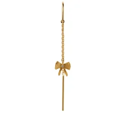 Discount Petit Bow Double Chain Ørering, Dame Øreringe
