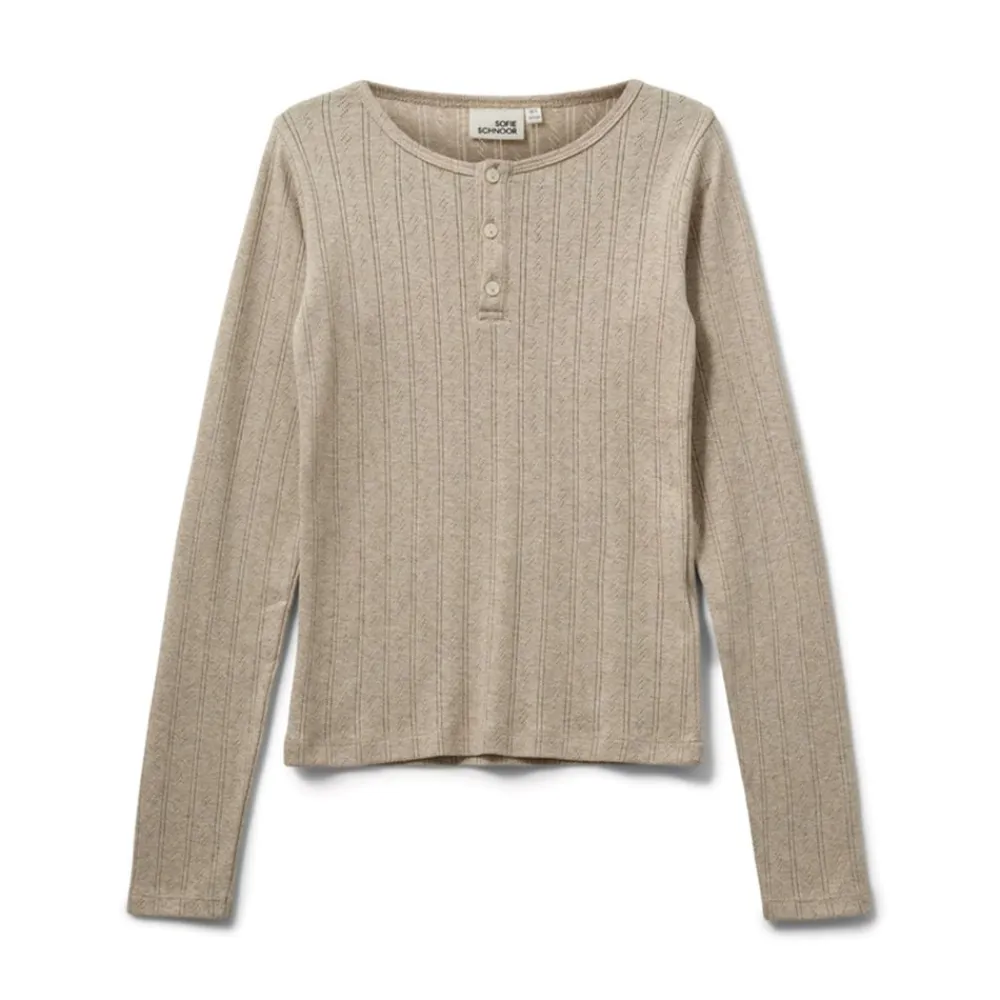 Sofie Schnoor Petriciasy Pointelle T-shirt, , 140 cm-Børn T-Shirts & Toppe