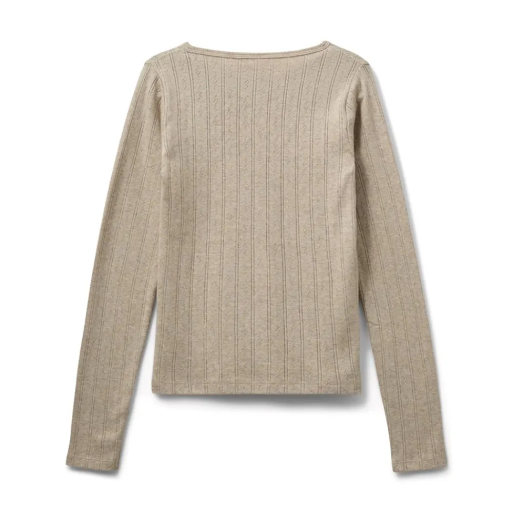 Sofie Schnoor Petriciasy Pointelle T-shirt, , 140 cm-Børn T-Shirts & Toppe