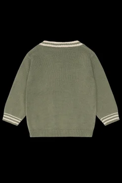 Pilou Backhoe Striktrøje, , 80 cm Børn Strik & Sweatshirts