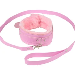 Baseks Pink Fluffy Bondagesæt- Sexlegetøj