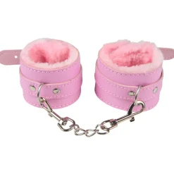 Baseks Pink Fluffy Bondagesæt- Sexlegetøj
