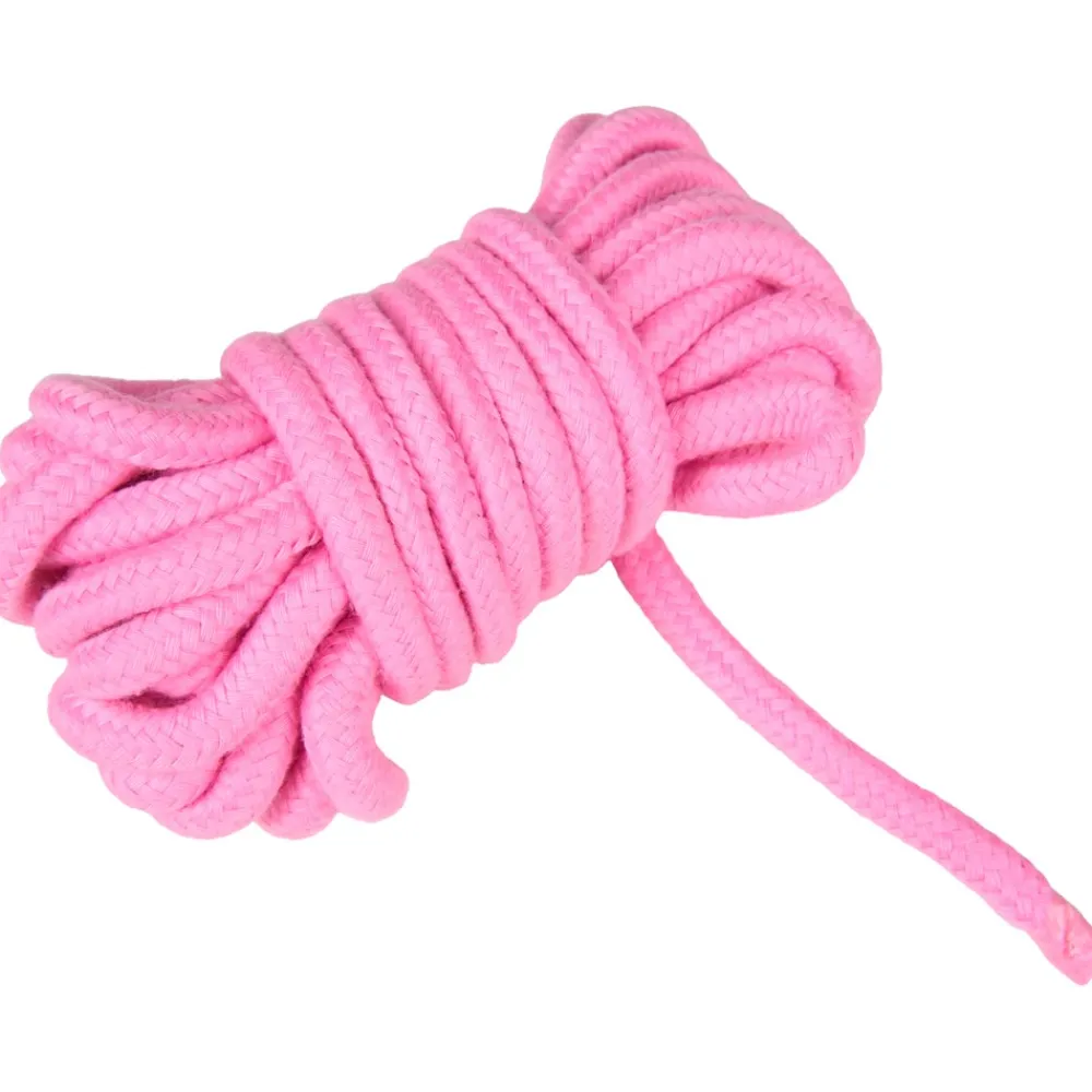 Baseks Pink Fluffy Bondagesæt- Sexlegetøj