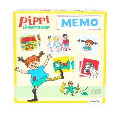 Astrid Lindgren Pippi Memo Vendespil-Børn Spil & Puslespil
