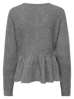 ONLY Piruet Peplum Cardigan, , M-Dame Cardigans|Strik & Sweatshirts