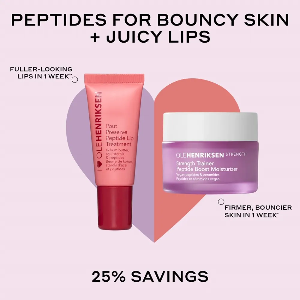 Discount Plumping Peptide Pair Mini Skincare Duo Gaveæske Gaveæsker Til Hende