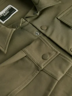 Jack&Jones Point Commute Travel Overshirt, , XXL- Overshirts