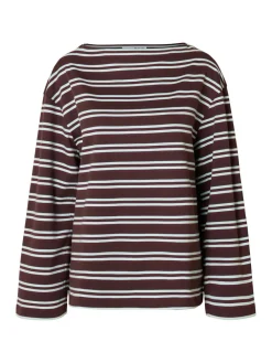 Selected Women Polly Boatneck T-shirt, , S-Dame T-Shirts & Toppe