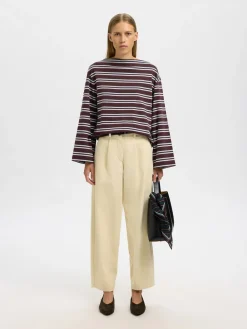 Selected Women Polly Boatneck T-shirt, , S-Dame T-Shirts & Toppe