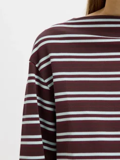 Selected Women Polly Boatneck T-shirt, , S-Dame T-Shirts & Toppe