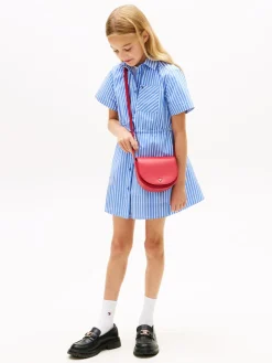 Best Poplin Stripes Shirt Dress, , 164 cm Børn Kjoler