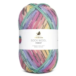 Outlet Premium Sock Wool Forest Garn, , 100 g Garn