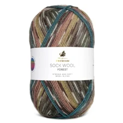 Discount Premium Sock Wool Forest Garn, , 100 g Garn