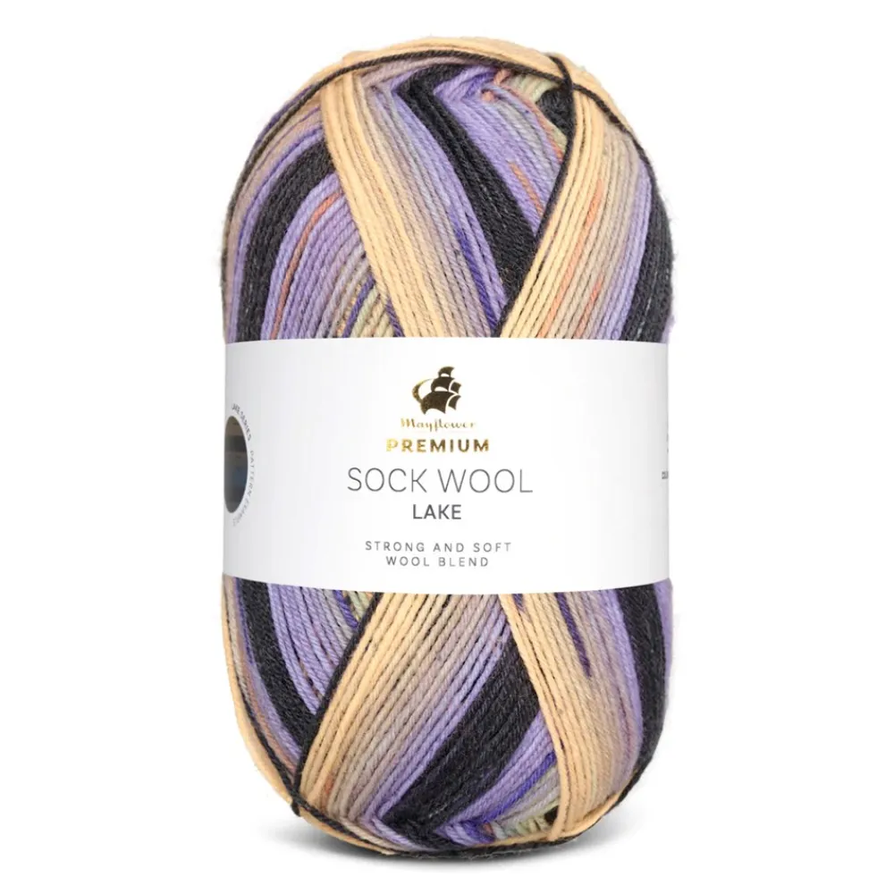 Online Premium Sock Wool Lake Garn, , 100 g Garn