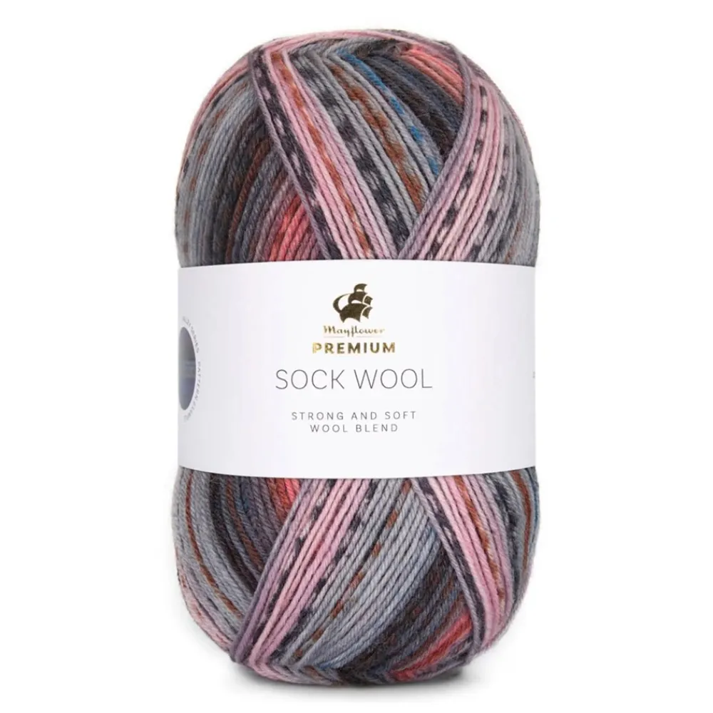 Mayflower Premium Sock Wool Valley Garn, , 100 g- Garn