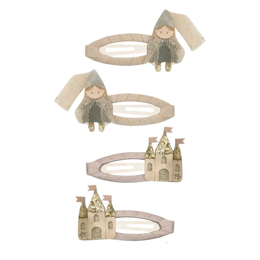 Discount Princess Enchanted 4-pak Hårspænder Børn Hårpynt