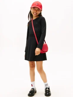Tommy Hilfiger Punto Skater Kjole, , 152 cm-Børn Kjoler