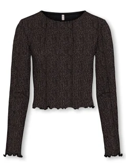 New Queen Glitter Bluse, , 146-152 cm Børn Bluser