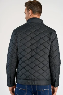 Bison Quilted Biker Jakke, , XL- Jakker & Frakker