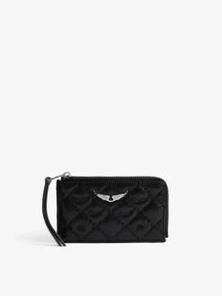 Zadig & Voltaire Quilted Monogram Kortholder,-Dame Punge