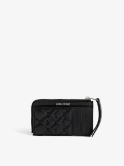 Zadig & Voltaire Quilted Monogram Kortholder,-Dame Punge