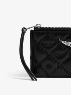 Zadig & Voltaire Quilted Monogram Kortholder,-Dame Punge