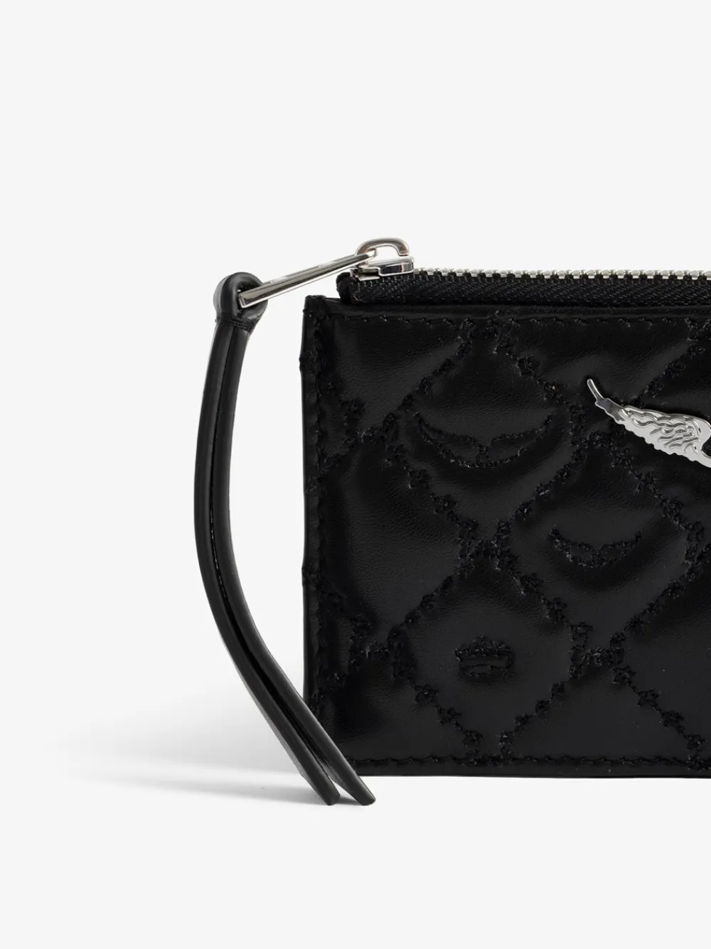 Zadig & Voltaire Quilted Monogram Kortholder,-Dame Punge
