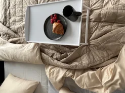 Hot Quiltet Percale Sengetæppe, , 260x260 cm Sengetæpper