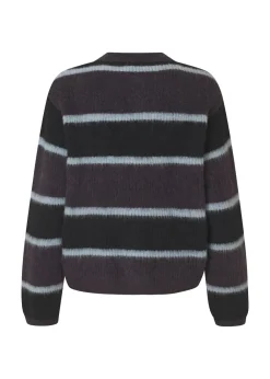 New RafaelMD Stripe Cardigan, , M Dame Cardigans|Strik & Sweatshirts