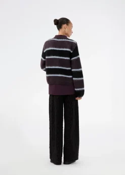 New RafaelMD Stripe Cardigan, , M Dame Cardigans|Strik & Sweatshirts