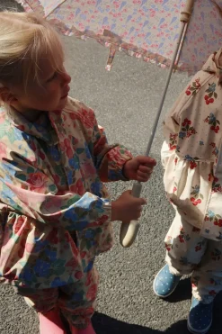 Konges Sløjd Rainy Palme Regnsæt, , 116 cm-Børn Overtøj