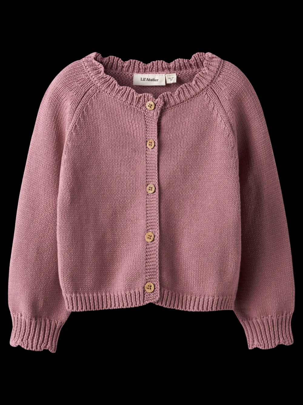 Lil' Atelier Ramla Cardigan, , 122-128 cm-Børn Cardigans